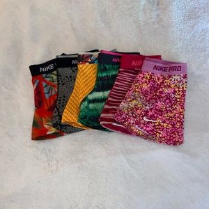 Nike pro spandex bundle of 6!